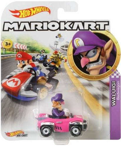 Mattel Hot Wheels Αυτοκινητάκια Mario Kart Waluigi (GJH54) 3 Mattel Hot Wheels Αυτοκινητάκια Mario Kart Waluigi (GJH54) - Image 3