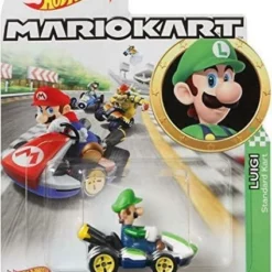Mattel Hot Wheels Αυτοκινητάκια Mario Kart Luigi (GLP37) -Αυτοκίνητα Εκπτώσεις 201502 1