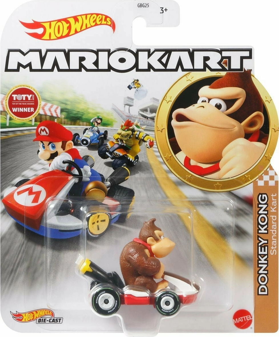 Mattel Hot Wheels Αυτοκινητάκια Mario Kart Donkey Kong (GRN24) 3 Mattel Hot Wheels Αυτοκινητάκια Mario Kart Donkey Kong (GRN24) - Image 3