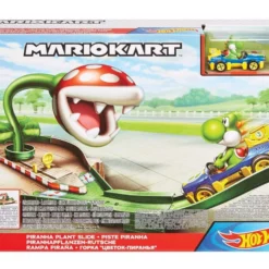 Mattel Hot Wheels Mario Kart Πίστες Επιπέδων Piranha Set (GFY47)