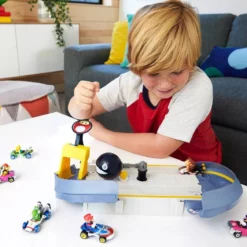 Mattel Hot Wheels Mario Kart Πίστες Επιπέδων Chain Chomp Set (GKY48) -Αυτοκίνητα Εκπτώσεις 202018 2