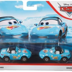 Mattel Cars 3 Αυτοκινητάκια – Σετ Των 2 Dinoco Mia Και Dinoco Tia (GKB77)