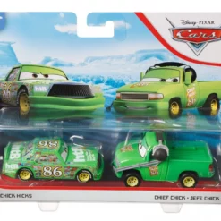 Mattel Cars 3 Αυτοκινητάκια – Σετ Των 2 Chick Hicks / Chief Chick (GKB79) -Αυτοκίνητα Εκπτώσεις 202979 1