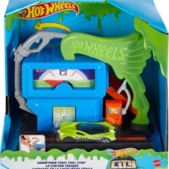 Mattel Hot Wheels Βασικές Πίστες City Toxic Super Fuel Stop (GYP37)