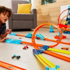 Mattel Hot Wheels Track Builder Βασικά Εξαρτήματα Πίτσας Track Builder Unlimited Adjustable Loop Pack (GVG07) -Αυτοκίνητα Εκπτώσεις 203644 2