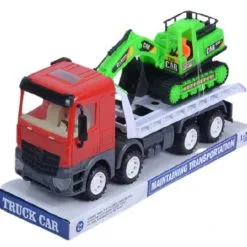 Blue Toys Όχημα Friction Φορτηγό Με Δομικό Όχημα (MKH120807)