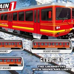 Blue Toys Τρένο City Train Με Φως Και Μουσική (MKM403951)