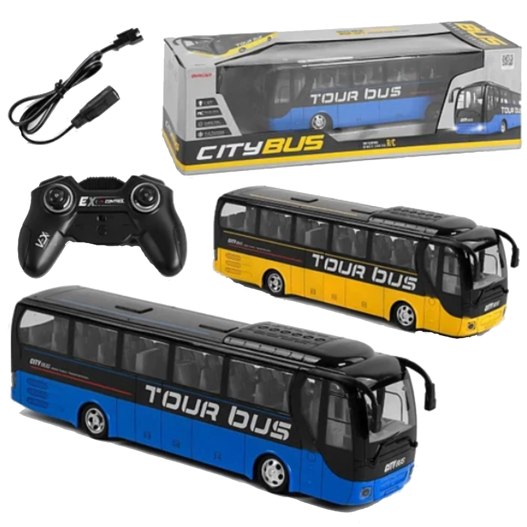 Blue Toys Τηλ/νο Λεωφορείο Με 4 Λειτουργίες (MKM732019) 2 Blue Toys Τηλ/νο Λεωφορείο Με 4 Λειτουργίες (MKM732019) - Image 2