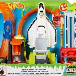 Mattel Hot Wheels City Super Rocket Blast-Off Σετ Παιχνιδιού (GTT75) -Αυτοκίνητα Εκπτώσεις 204655 5