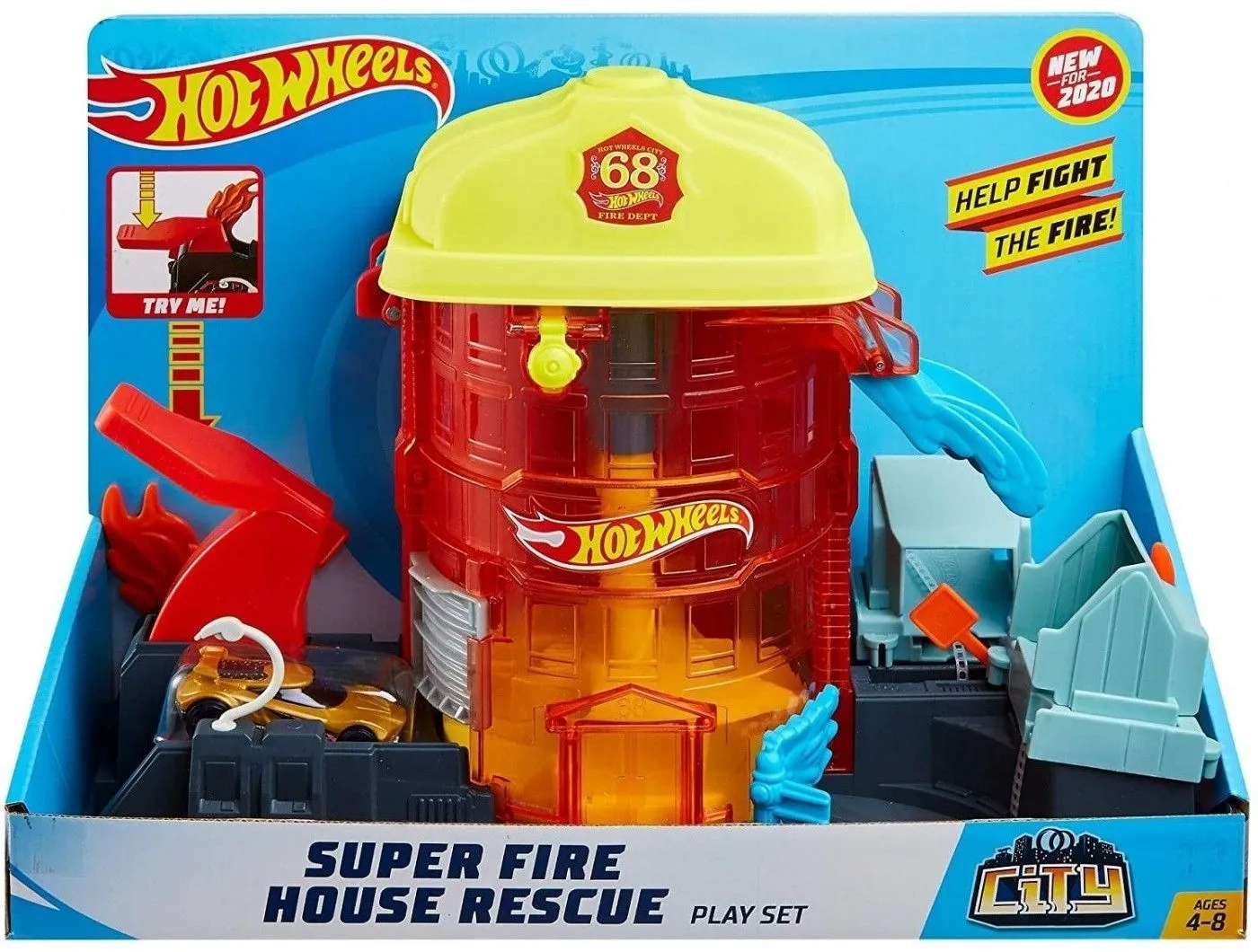 Mattel Hot Wheels City Super Fire Station-Σετ Παιχνιδιού (GJL06) 1 Mattel Hot Wheels City Super Fire Station-Σετ Παιχνιδιού (GJL06)