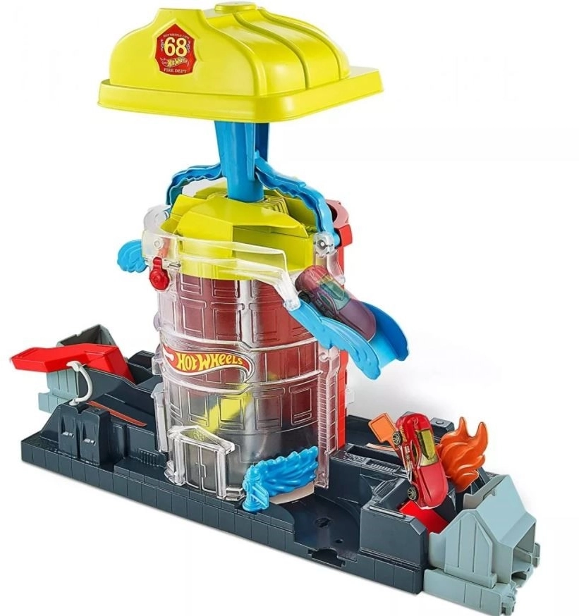 Mattel Hot Wheels City Super Fire Station-Σετ Παιχνιδιού (GJL06) 2 Mattel Hot Wheels City Super Fire Station-Σετ Παιχνιδιού (GJL06) - Image 2