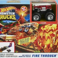 Mattel Hot Wheels Monster Trucks Fire Through (GYL12) 7 Mattel Hot Wheels Monster Trucks Fire Through (GYL12) -Αυτοκίνητα Εκπτώσεις 208696 1