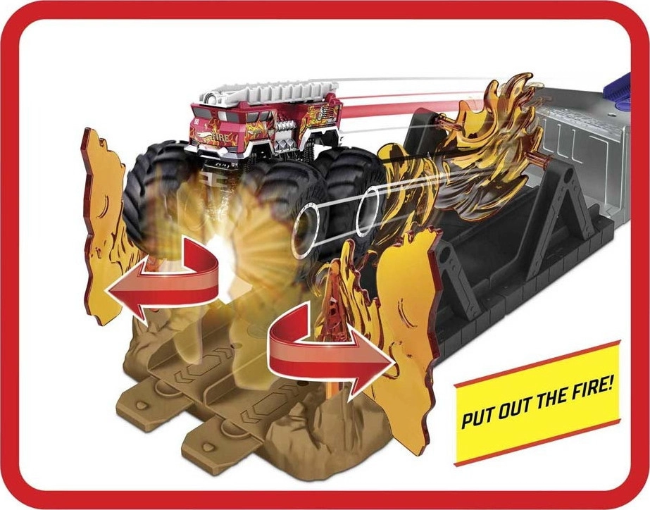 Mattel Hot Wheels Monster Trucks Fire Through (GYL12) 3 Mattel Hot Wheels Monster Trucks Fire Through (GYL12) - Image 3