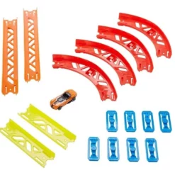 Mattel Hot Wheels Βασικά Εξαρτήματα Πίστας Track Builder Unlimited Premium Curve (GLC88) -Αυτοκίνητα Εκπτώσεις 209750 5
