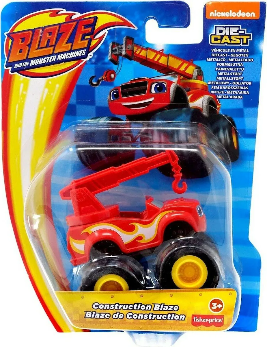 Fisher Price Blaze Οχήματα Die Cast Construction Blaze (GYD02) 2 Fisher Price Blaze Οχήματα Die Cast Construction Blaze (GYD02) - Image 2