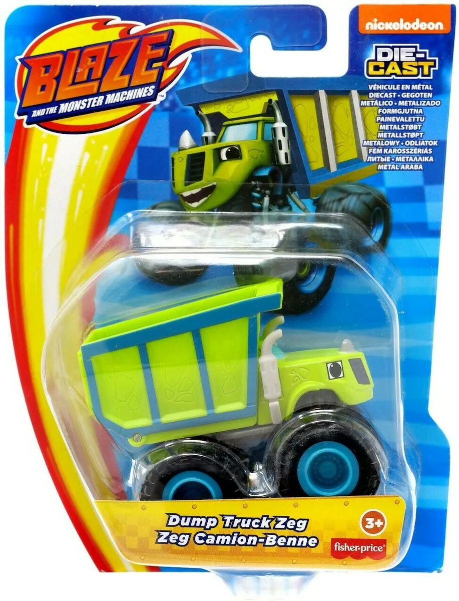 Mattel Blaze Οχήματα Die Cast Blaze Dump Truckzeg (GYD03) 2 Mattel Blaze Οχήματα Die Cast Blaze Dump Truckzeg (GYD03) - Image 2