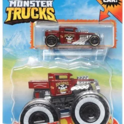 Mattel Hot Wheels Οχήματα Monster Trucks 1:64 Boneshaker (HDB91)