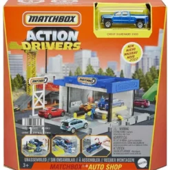 Matchbox MTCBX Μικρά Σετ Δράσης-Auto Shop (HDL34)