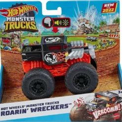 Mattel Hot Wheels Οχήματα Monster Trucks Με Φώτα Και Ήχους Roarin Wreckers Bone Shaker Truck (HDX61) -Αυτοκίνητα Εκπτώσεις 211787 1