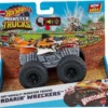 Mattel Hot Wheels Οχήματα Monster Trucks Με Φώτα Και Ήχους Roarin Wreckers Tiger Shark Truck (HDX62)