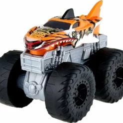 Mattel Hot Wheels Οχήματα Monster Trucks Με Φώτα Και Ήχους Roarin Wreckers Tiger Shark Truck (HDX62) -Αυτοκίνητα Εκπτώσεις 211788 4
