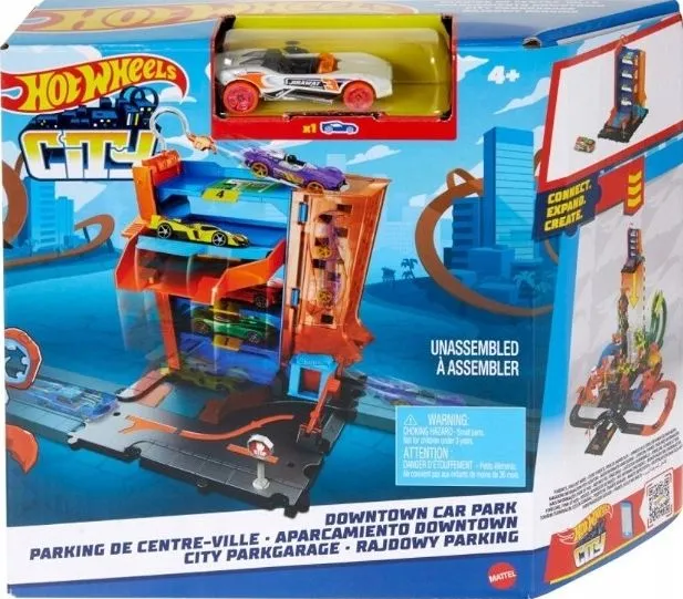 Mattel Hot Wheels City Πίστα Πάρκινγκ (HDR28) 1 Mattel Hot Wheels City Πίστα Πάρκινγκ (HDR28)