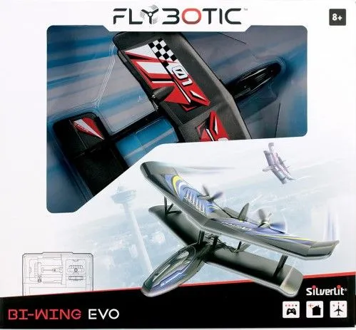 Silverlit Τηλεκατευθυνόμενο Αεροπλάνο Flybotic Bi-Wing Evo Κόκκινο (7530-85739) 1 Silverlit Τηλεκατευθυνόμενο Αεροπλάνο Flybotic Bi-Wing Evo Κόκκινο (7530-85739)
