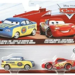 Mattel Cars 3 Αυτοκινητάκια – Σετ Των 2 Race Offical Tom Και Lightning McQueen (HFB77) -Αυτοκίνητα Εκπτώσεις 213624 1