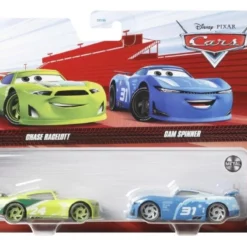 Mattel Cars 3 Αυτοκινητάκια- Σετ Των 2 Chase Racelott And Cam Spinner (HFB85)
