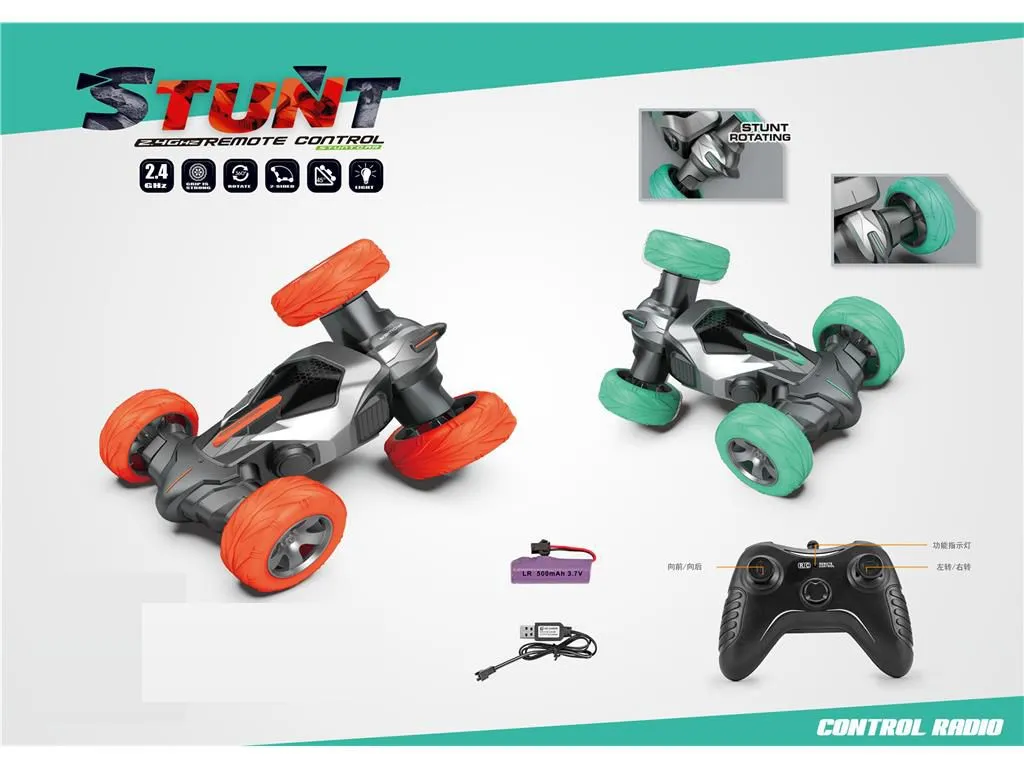 Blue Toys R/C Τηλεκατευθηνόμενο Αυτοκινητάκι Stunt Car με Μουσική και Ήχους (MKO528176) 2 Blue Toys R/C Τηλεκατευθηνόμενο Αυτοκινητάκι Stunt Car με Μουσική και Ήχους (MKO528176) - Image 2