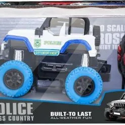 Blue Toys R/C Τηλεκατευθυνόμενο Όχημα Αστυνομίας Με Φως Off Road 4 Λειτουργίες (MKL689531)