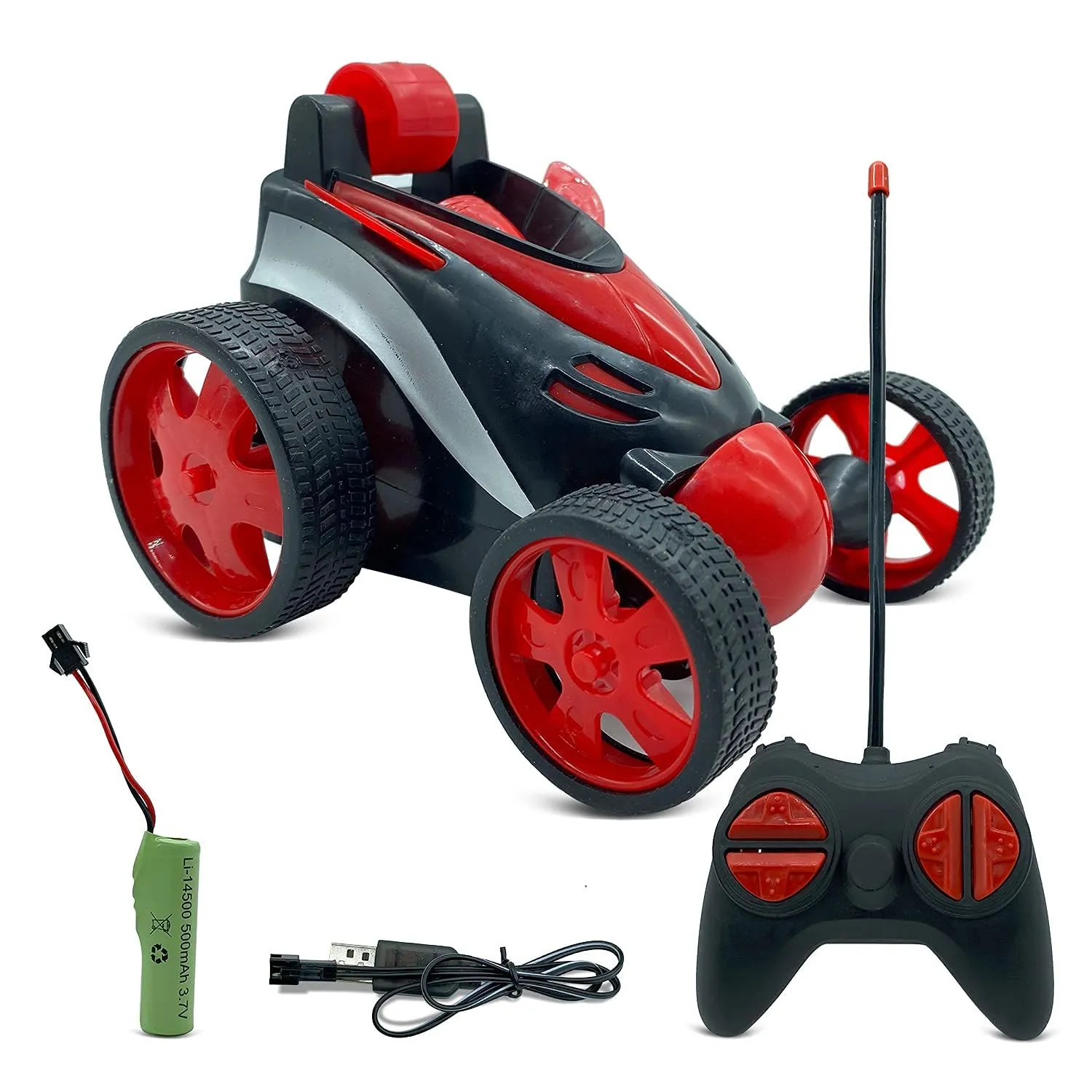 Blue Toys R/C Stunt Car Με Επαναφορτιζόμενη Μπαταρία Και USB – 4 Λειτουργίες (MKL072977) 2 Blue Toys R/C Stunt Car Με Επαναφορτιζόμενη Μπαταρία Και USB – 4 Λειτουργίες (MKL072977) - Image 2