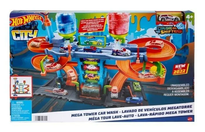 Mattel Hot Wheels Mega Πλυντήριο Χρωμοκεραυνών (HDP05) 6 Mattel Hot Wheels Mega Πλυντήριο Χρωμοκεραυνών (HDP05) - Image 6