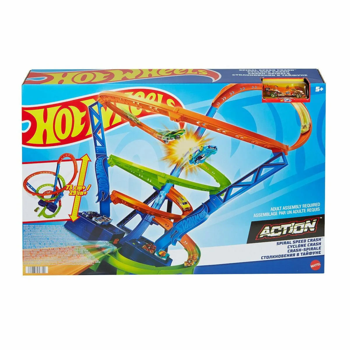 Matchbox Hot Wheels Πίστα Τεράστιο Σπιράλ (HGV67) 3 Matchbox Hot Wheels Πίστα Τεράστιο Σπιράλ (HGV67) - Image 3