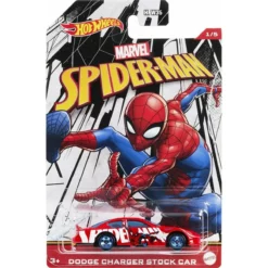 Mattel Hot Wheels Αυτοκινητάκια Spiderman- Dodge Charger Stock Car (HDG74)