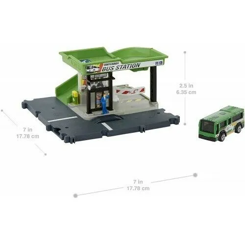 Matchbox Αυτοκινητάκια Action Drivers Bus Stasion With City Bus (HJT89) 2 Matchbox Αυτοκινητάκια Action Drivers Bus Stasion With City Bus (HJT89) - Image 2