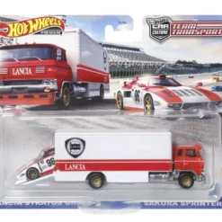 Mattel Hot Wheels Νταλίκα Με Αυτοκινητάκι Lancia Stratos And Sakura Sprinter Real Riders (HCR37)