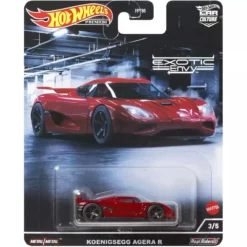 Mattel Hot Wheels Αυτοκινητάκια Συλλεκτικά Αγωνιστικά Koenigsegg Agera (HCJ90)