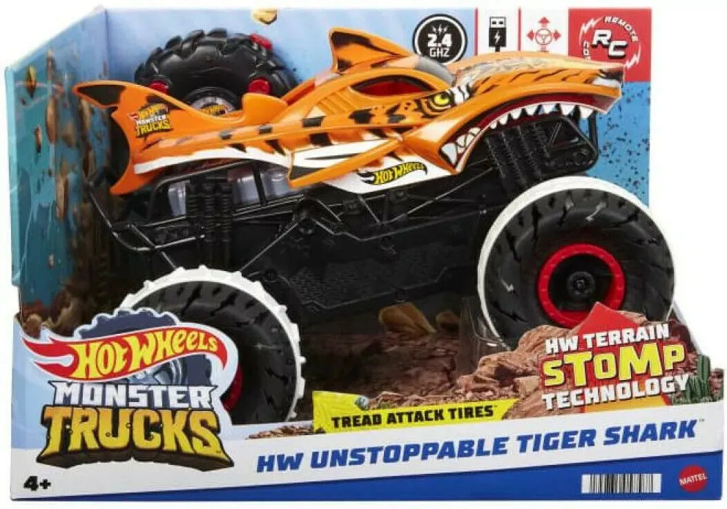 Mattel Hot Wheels R/C Mt Tiger Shark 1:15 (HGV87) 4 Mattel Hot Wheels R/C Mt Tiger Shark 1:15 (HGV87) - Image 4