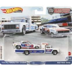 Mattel Hot Wheels Νταλίκα Με Αυτοκινητάκι Horizon Hauler With Mcewen 71 Plymouth Duster (HCR40)