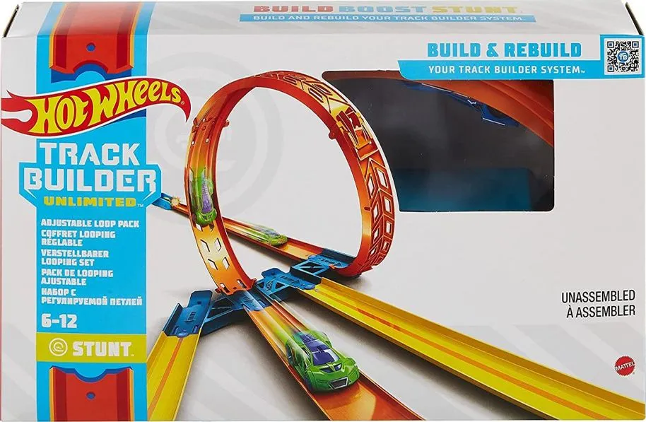 Mattel Hot Wheels TB Βασικά Εξαρτήματα Πίστας Track Builder Unlimited Split Loop Pack (HDX77) 1 Mattel Hot Wheels TB Βασικά Εξαρτήματα Πίστας Track Builder Unlimited Split Loop Pack (HDX77)