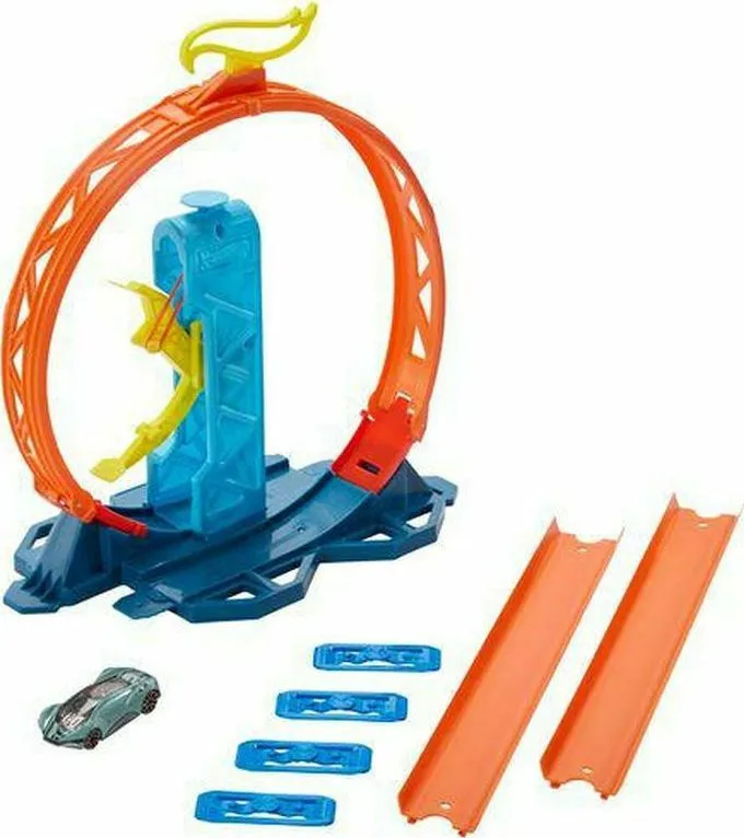 Mattel Hot Wheels TB Βασικά Εξαρτήματα Πίστας Track Builder Unlimited Split Loop Pack (HDX77) 2 Mattel Hot Wheels TB Βασικά Εξαρτήματα Πίστας Track Builder Unlimited Split Loop Pack (HDX77) - Image 2