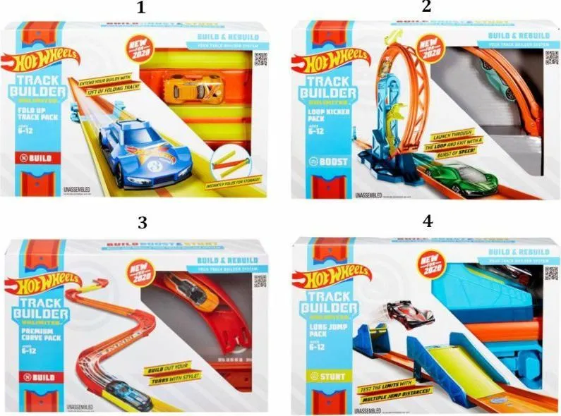 Mattel Hot Wheels TB Βασικά Εξαρτήματα Πίστας Track Builder Unlimited Split Loop Pack (HDX77) 3 Mattel Hot Wheels TB Βασικά Εξαρτήματα Πίστας Track Builder Unlimited Split Loop Pack (HDX77) - Image 3