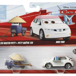 Mattel Cars 3 Αυτοκινητάκια – Σετ Των 2 Diecast Honda Waiter And Zen Master Pitty With Rake (HFH21)