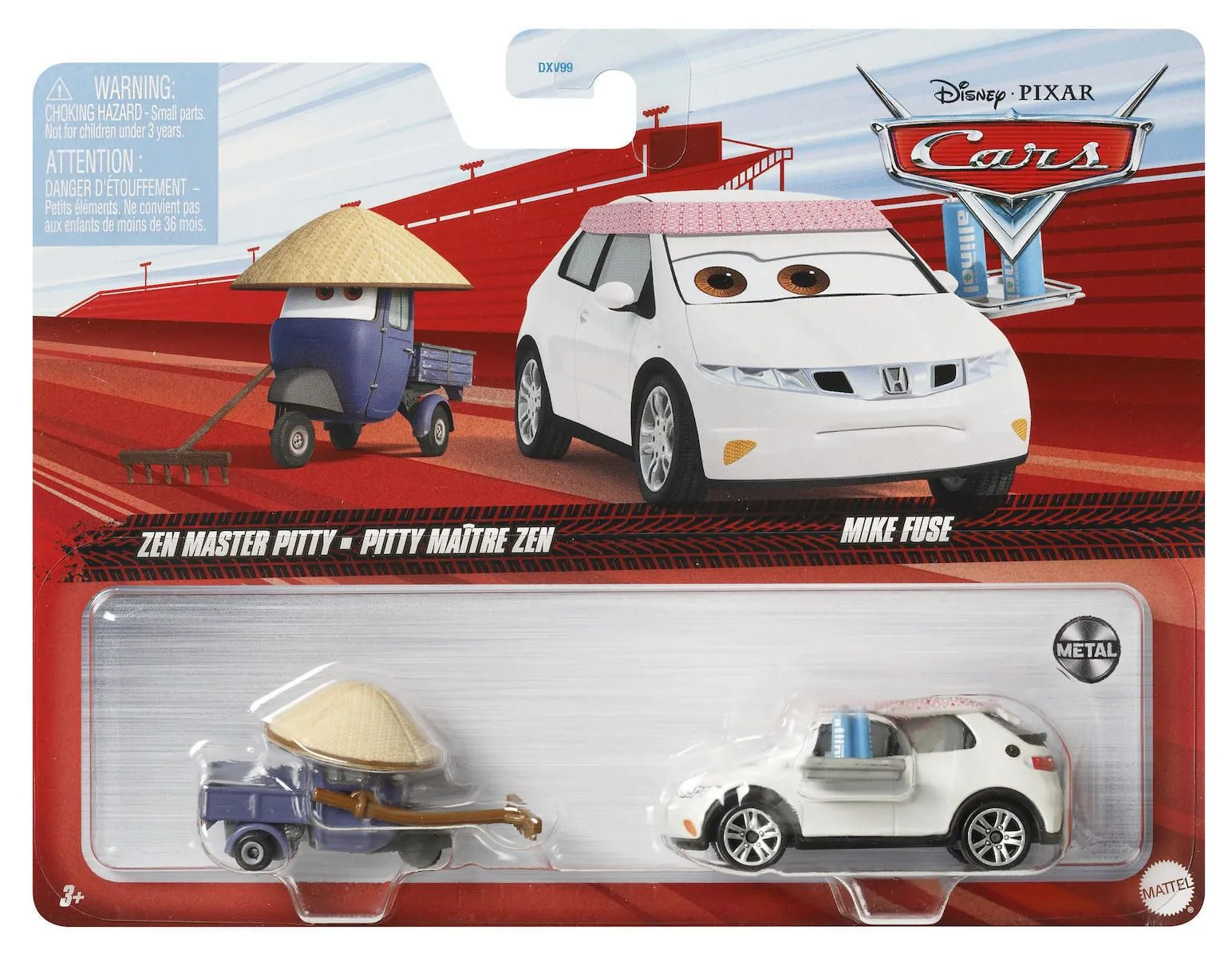 Mattel Cars 3 Αυτοκινητάκια – Σετ Των 2 Diecast Honda Waiter And Zen Master Pitty With Rake (HFH21) 1 Mattel Cars 3 Αυτοκινητάκια – Σετ Των 2 Diecast Honda Waiter And Zen Master Pitty With Rake (HFH21)