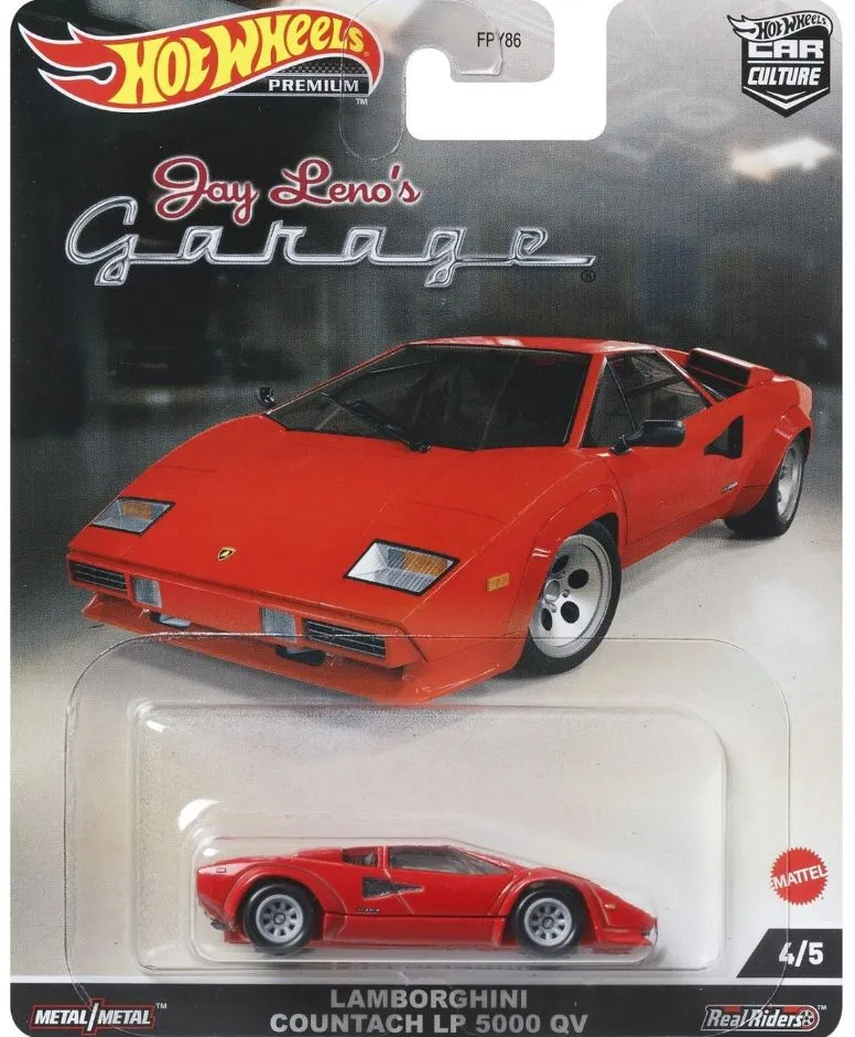 Mattel Hot Wheels Αυτοκινητάκια Συλλεκτικά Αγωνιστικά Lamporghini Countach (HCK09) 1 Mattel Hot Wheels Αυτοκινητάκια Συλλεκτικά Αγωνιστικά Lamporghini Countach (HCK09)