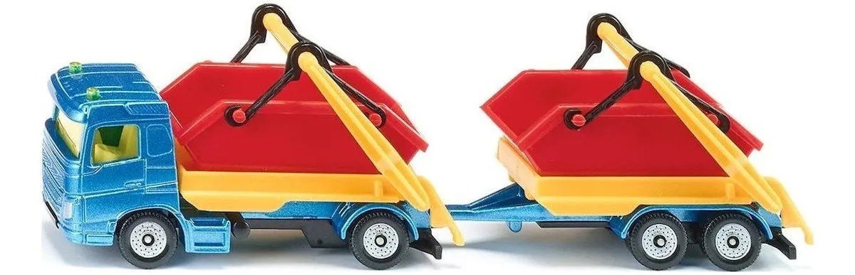 Siku Φορτηγό Με Τρέιλερ Και 2 Κάδους (SI001695) 5 Siku Φορτηγό Με Τρέιλερ Και 2 Κάδους (SI001695) - Image 5