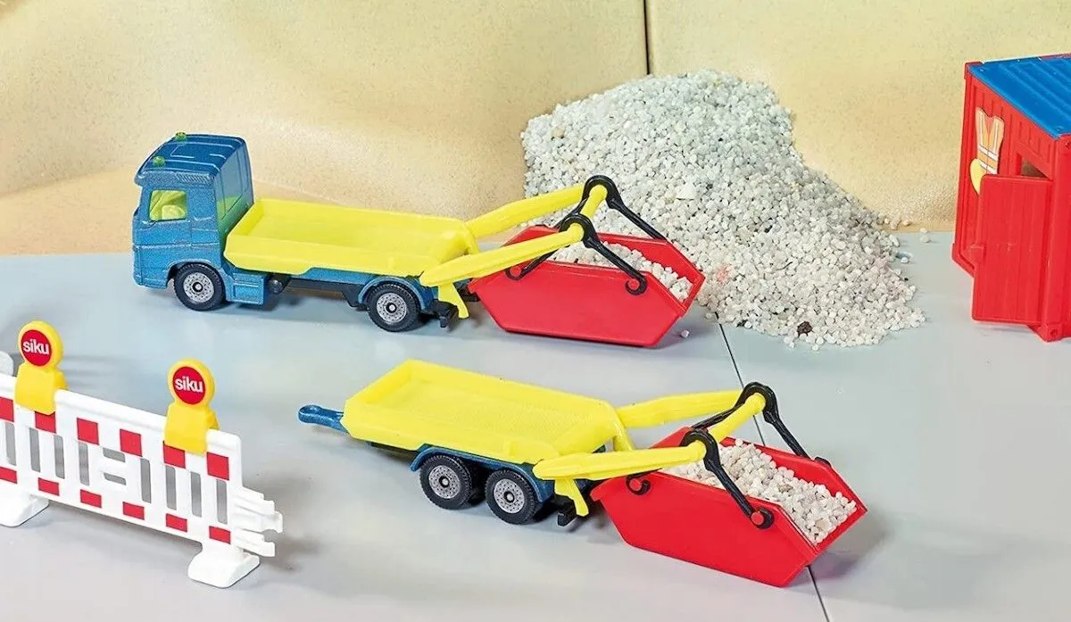 Siku Φορτηγό Με Τρέιλερ Και 2 Κάδους (SI001695) 2 Siku Φορτηγό Με Τρέιλερ Και 2 Κάδους (SI001695) - Image 2