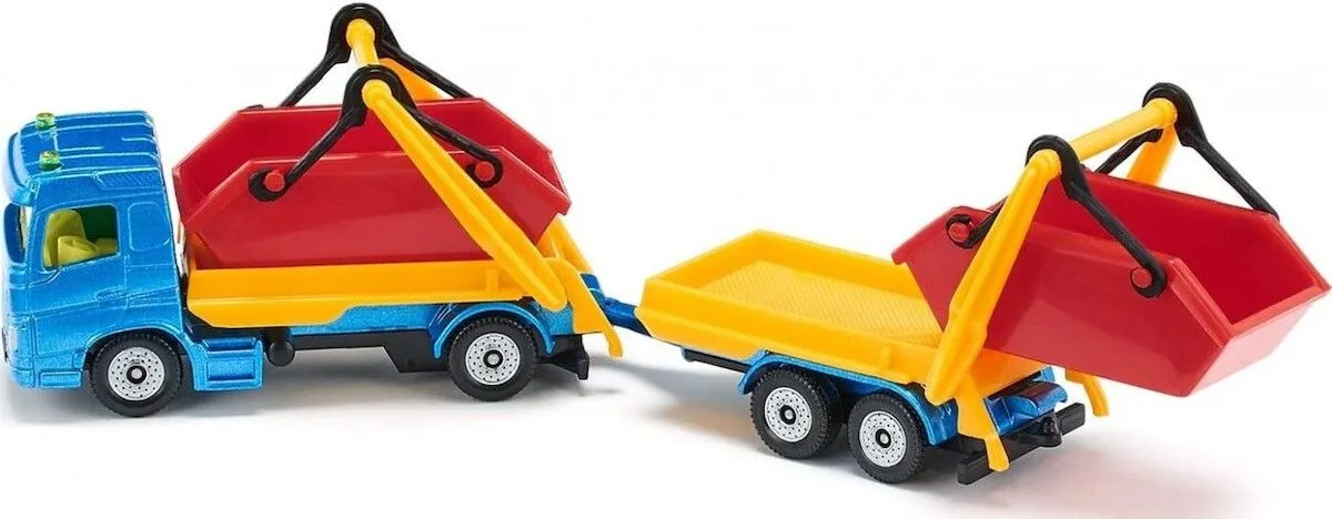 Siku Φορτηγό Με Τρέιλερ Και 2 Κάδους (SI001695) 3 Siku Φορτηγό Με Τρέιλερ Και 2 Κάδους (SI001695) - Image 3