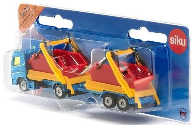 Siku Φορτηγό Με Τρέιλερ Και 2 Κάδους (SI001695) 4 Siku Φορτηγό Με Τρέιλερ Και 2 Κάδους (SI001695) - Image 4